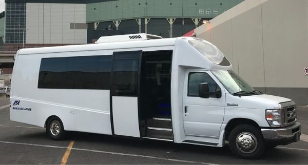 A minibus from Arrange a Charter Bus